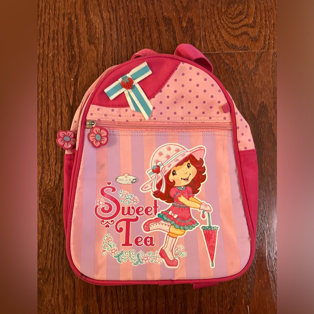Y2K Strawberry Shortcake Sweet Tea Small Backpack Bag